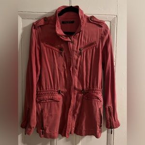 Max Studio Red Utility Jacket